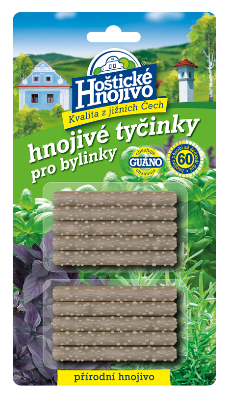 Tyčinkové hnojivo na byliny
