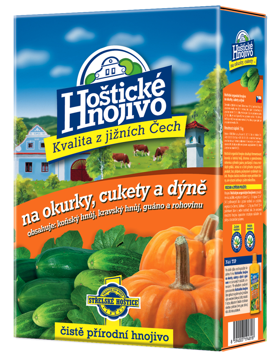 Hoštické hnojivo na uhorky a cukety