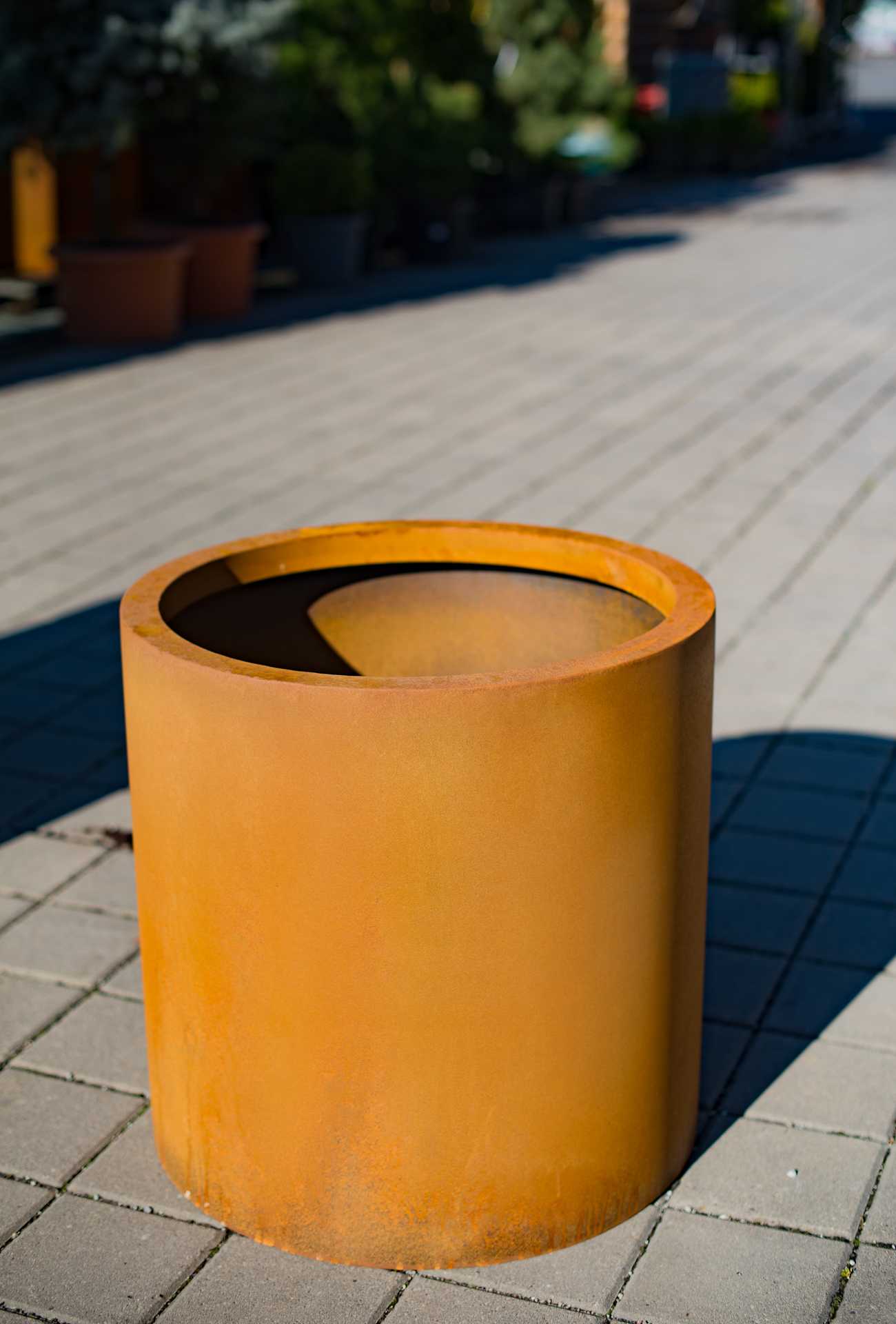 Corten kvetináč okrúhly – Obrázok 5