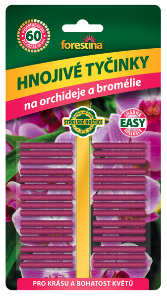 Tyčinkové hnojivo na orchidey a bromélie