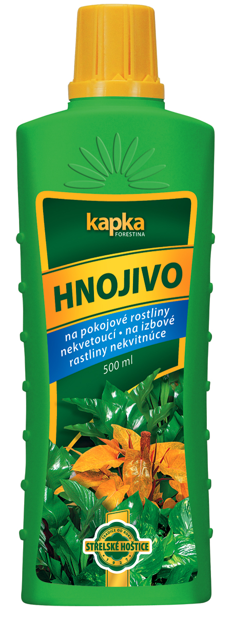 Kapka na izbové nekvitnúce rastliny