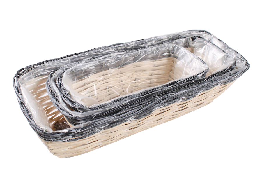 Prútený balkónový kvetiáč oválny – Obrázok 5