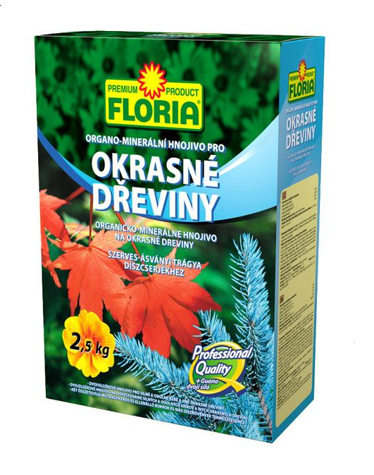 Floria hnojivo na okrasné dreviny 2,5 kg